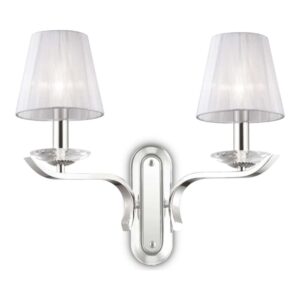 Аплик Ideal Lux Pegaso AP2 059211 2хE14 хром - продуктова снимка