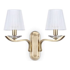 Аплик Ideal Lux Pegaso AP2 197708 2хE14 месинг - продуктова снимка