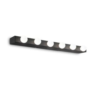 Черен аплик Ideal Lux Prive AP6 159508