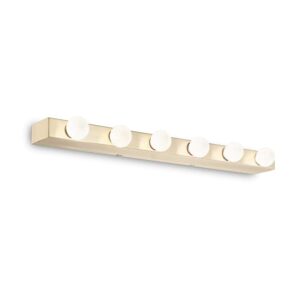 Аплик Ideal Lux Prive AP6 179681 в месингов цвят