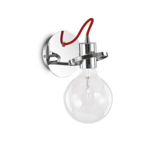 Аплик Ideal Lux Radio AP1 119427 E27 Ø18 см хром