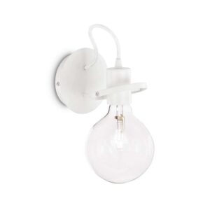 Аплик Ideal Lux Radio AP1 119465 E27 Ø18 см бял