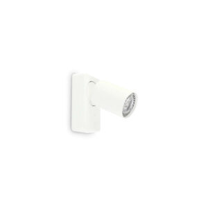 Аплик Ideal Lux Rudy AP1 Round 229027 в бял цвят на бял фон