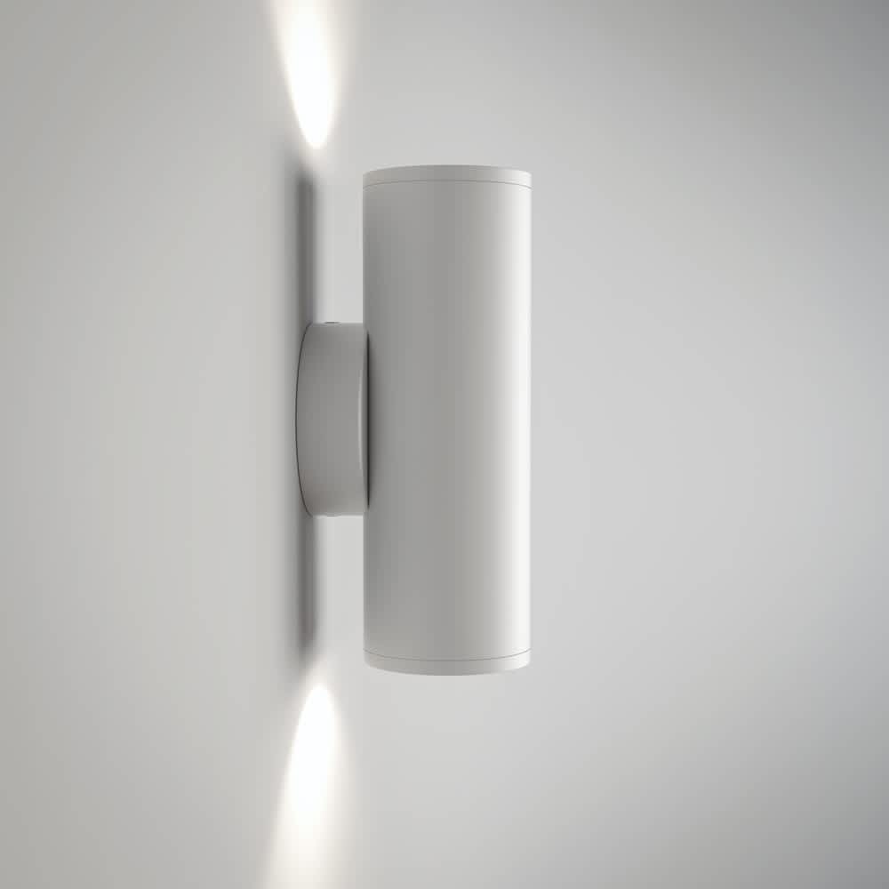 Аплик Maytoni FOCUS S C068WL-02W, страничен изглед с включена светлина