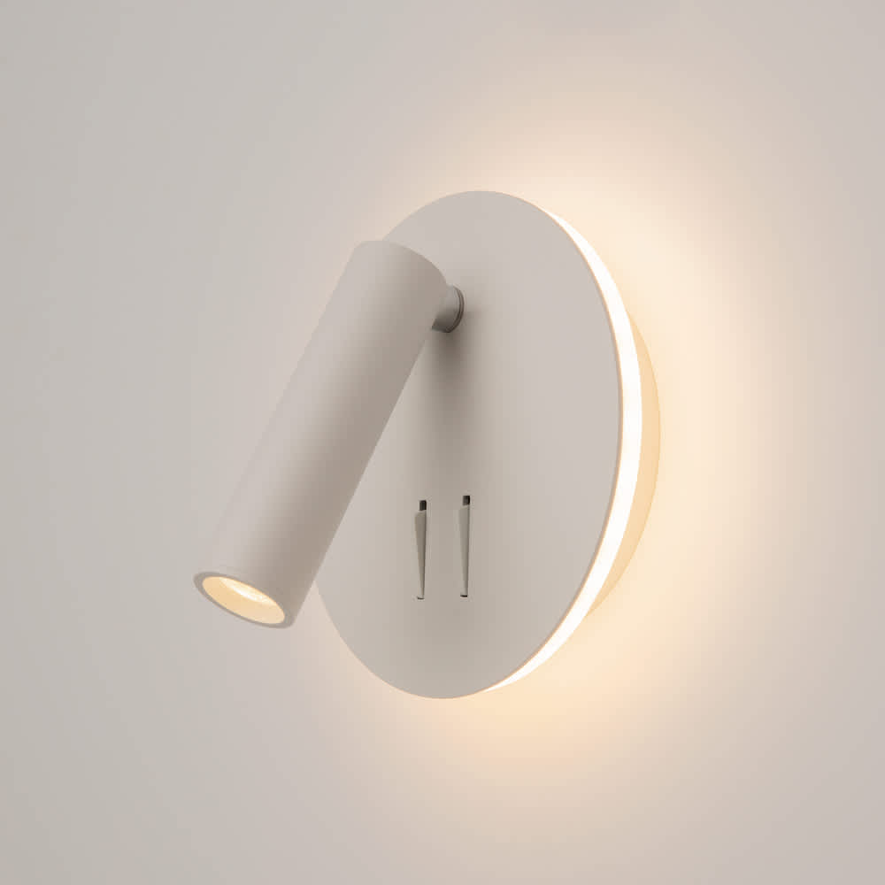 Аплик Maytoni Ios 176 C176-WL-01-6W-W, общ изглед с включена светлина