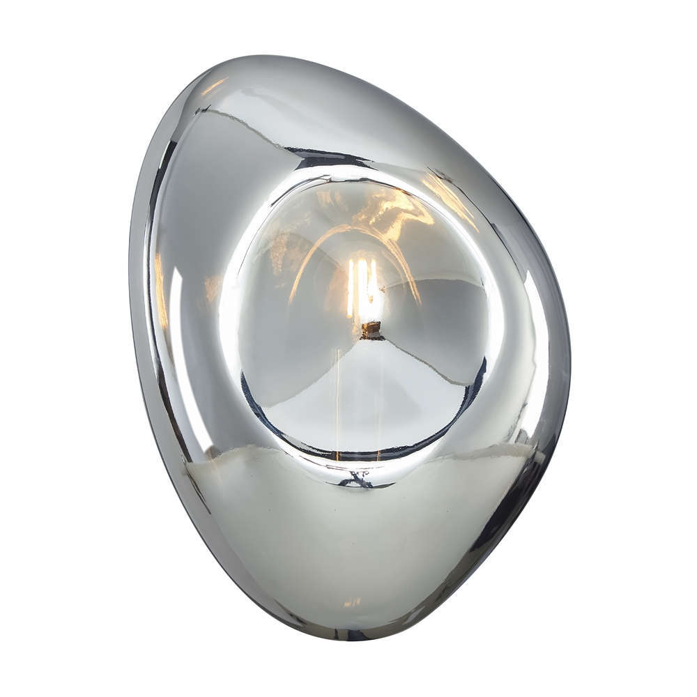 Maytoni Mabell MOD306WL-01CH - аплик с опушен стъклен абажур