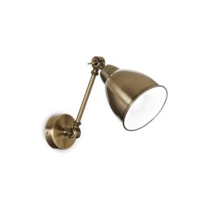 Ideal Lux Newton AP1 027876 - аплик в цвят месинг, общ изглед