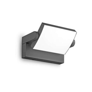 Външен аплик Ideal Lux Swipe AP 287683 с антрацит корпус и насочваща се глава