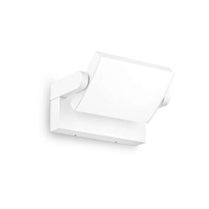 Външен аплик Ideal Lux Swipe AP 287690 с бял корпус и насочваща се глава