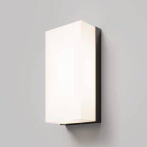 Maytoni Badd O454WL-L10GF3K - външен LED аплик в цвят графит с правоъгълен бял дифузер