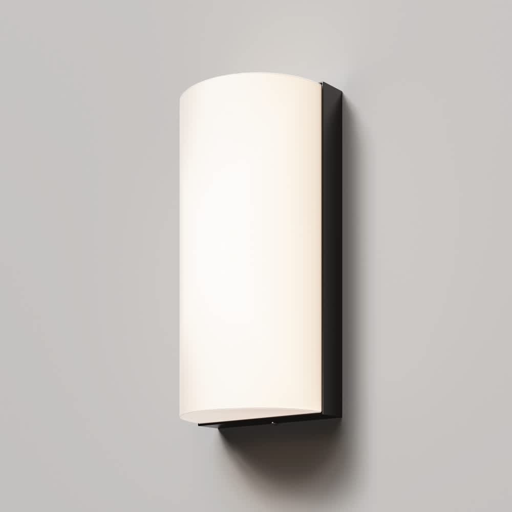 Maytoni Badd O454WL-L10GF3K1 - външен LED аплик в цвят графит с заоблен бял дифузер