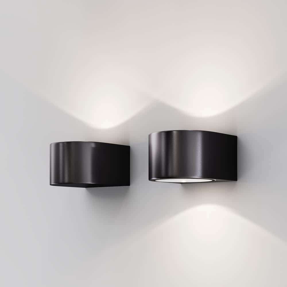 Maytoni Blow O435WL-L5GF3K - еднопосочният и двупосочният модел Blow в студийна композиция