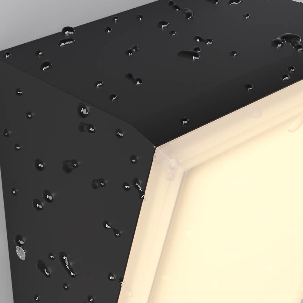 Maytoni Brick O436WL-L10GF3K1 - детайл на корпуса и дифузера с водни капки