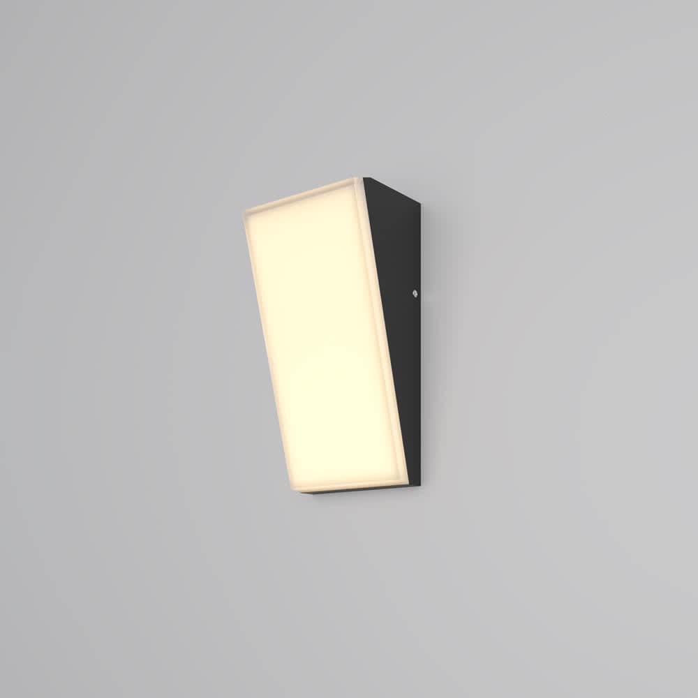 Maytoni Brick O436WL-L10GF3K1 - вертикален външен LED аплик в цвят графит
