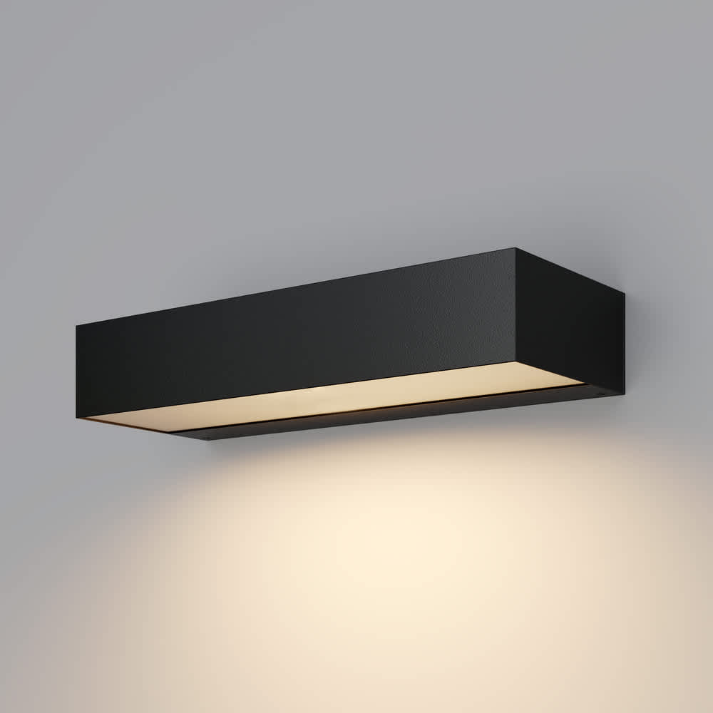 Maytoni Lot O428WL-L10GF3K - външен LED аплик в цвят графит със светлина надолу
