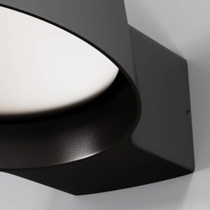 Maytoni Share O443WL-L12GF3K - детайл на корпуса и белия дифузер
