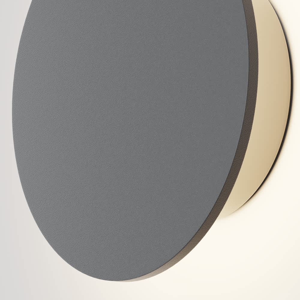 Maytoni Wald O420WL-L7GF - детайл на кръглия корпус и светлинния ореол