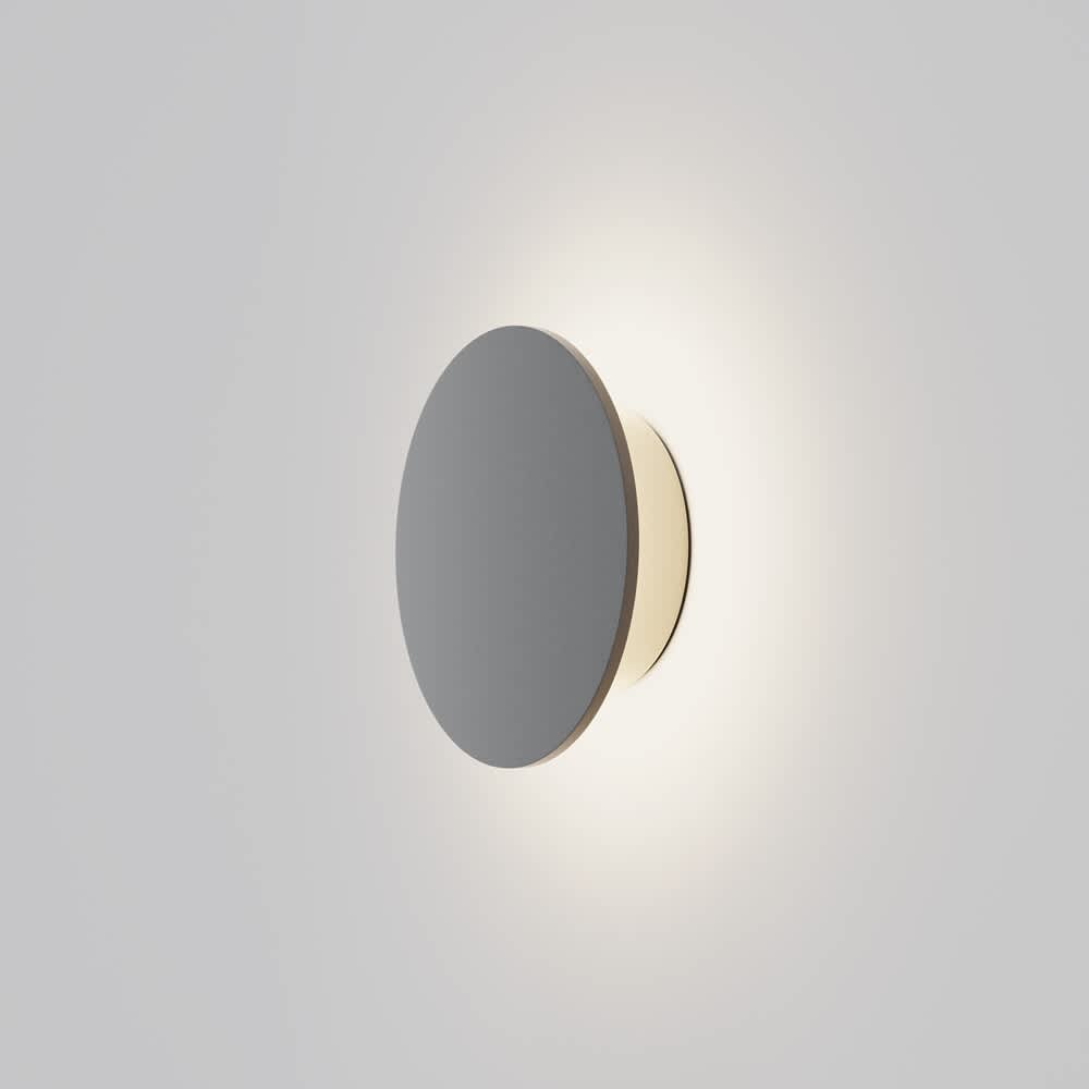 Maytoni Wald O420WL-L7GF - малък кръгъл графитен аплик с индиректна светлина