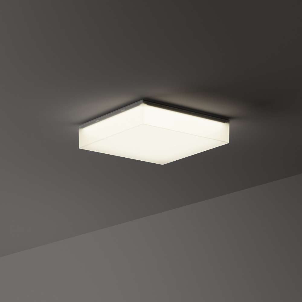 Бял Ideal Lux Snow 326238, плафон, монтиран на таван със включена светлина