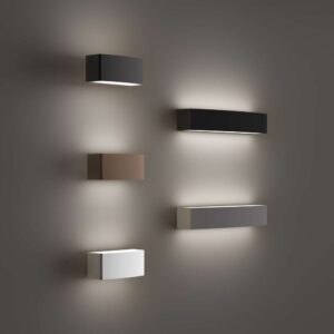 Аплици Ideal Lux Andromeda AP1 в антрацит, кафяво, сиво и бяло и черен Andromeda AP2