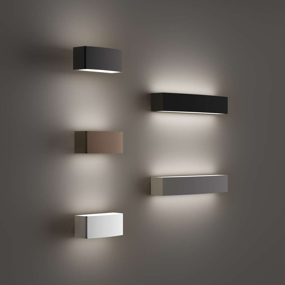 Аплици Ideal Lux Andromeda AP1 в антрацит, кафяво, сиво и бяло и черен Andromeda AP2