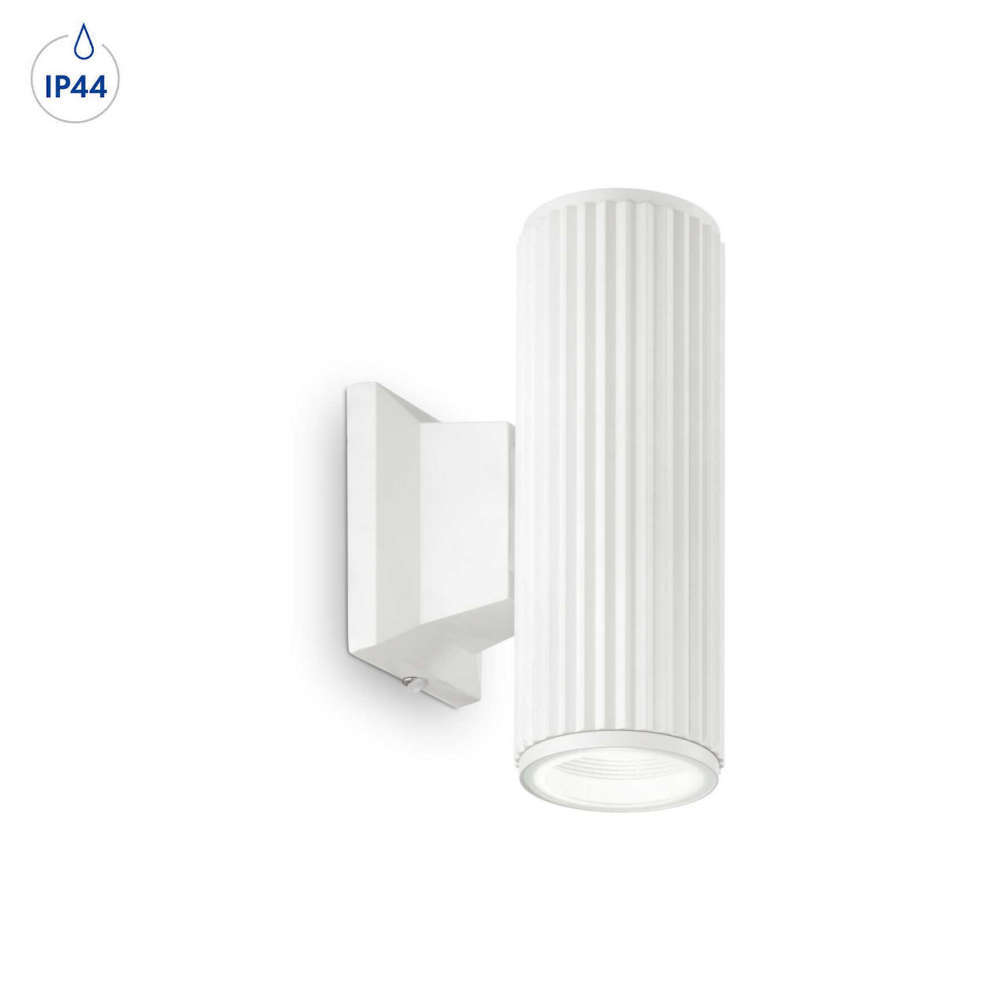 Външен аплик Ideal Lux Base AP2 129457 в бяло - основен изглед