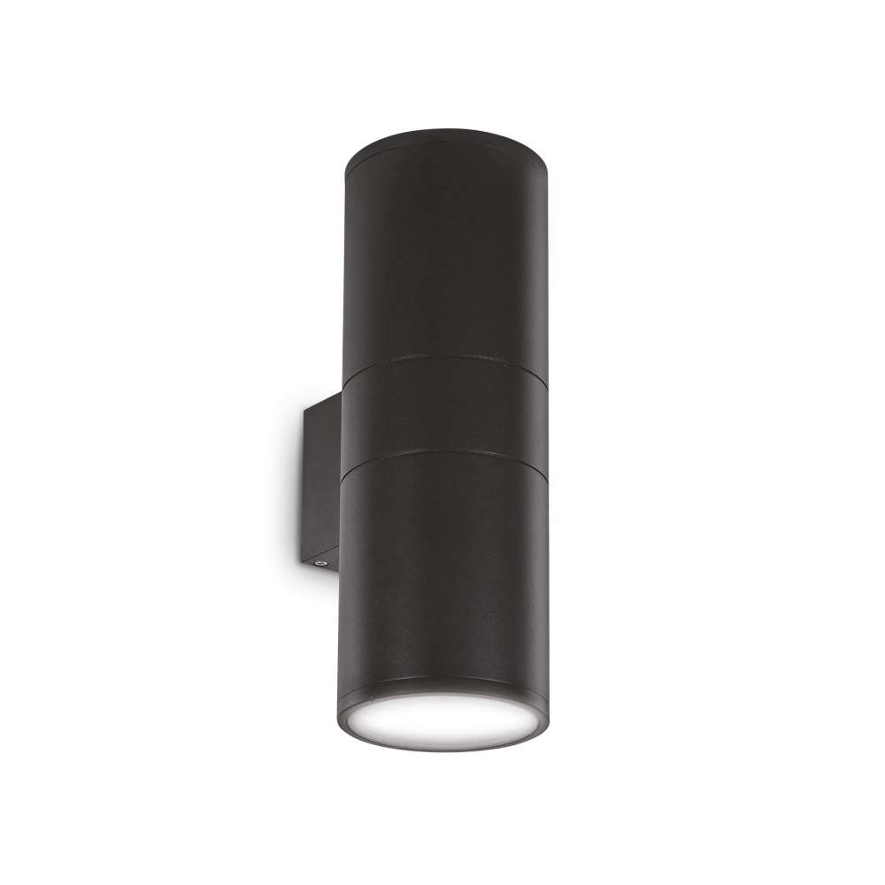 Външен аплик Ideal Lux Gun AP2 Big 092317 в черно - основен изглед