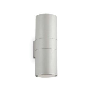 Външен аплик Ideal Lux Gun AP2 Big 163604 в сиво - основен изглед