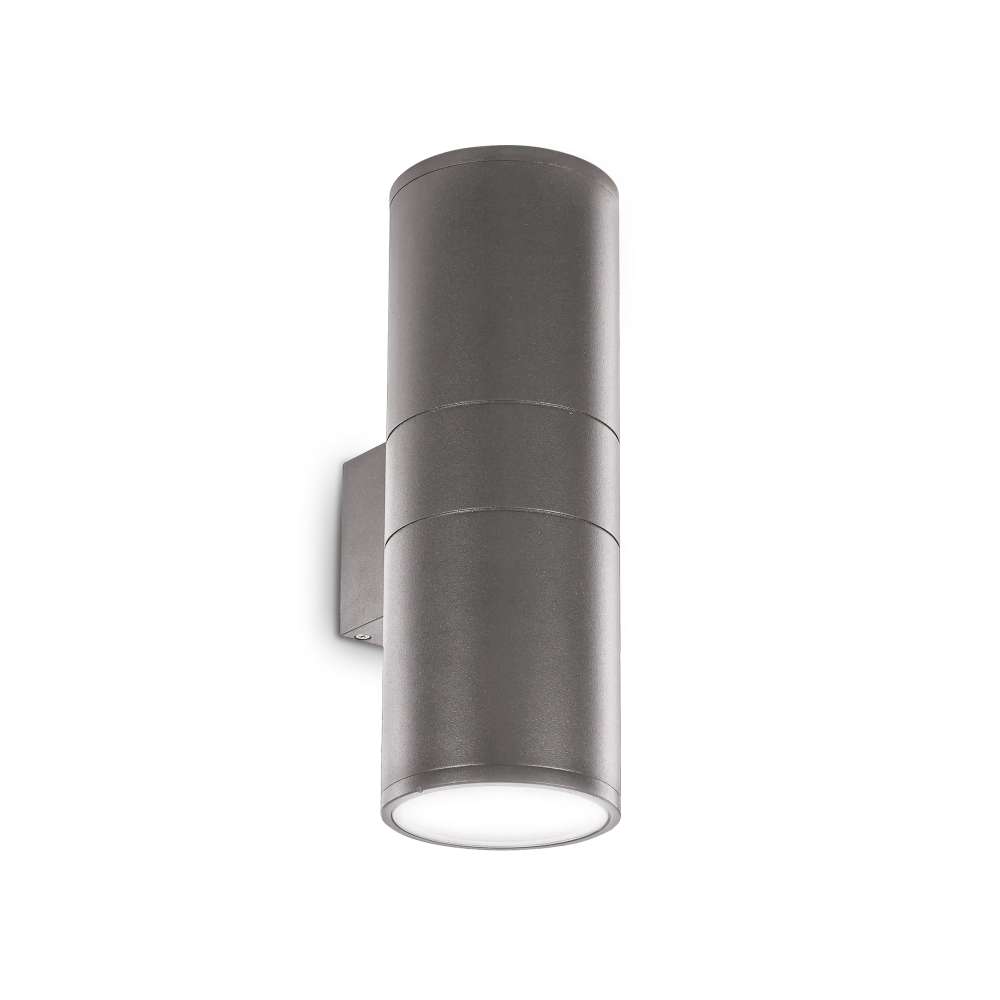 Външен аплик Ideal Lux Gun AP2 Big 236858 в цвят антрацит - основен изглед