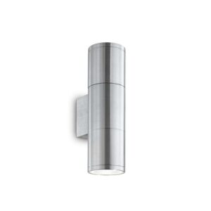 Външен аплик Ideal Lux Gun AP2 Small 033013 от четкан алуминий - основен изглед