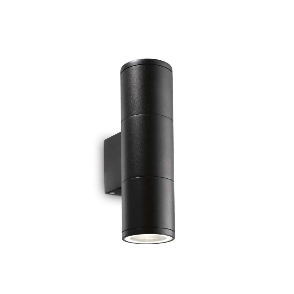 Външен аплик Ideal Lux Gun AP2 Small 100395 в черно - основен изглед