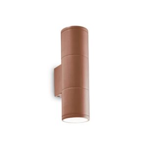 Външен аплик Ideal Lux Gun AP2 Small 163635 в кафяво - основен изглед