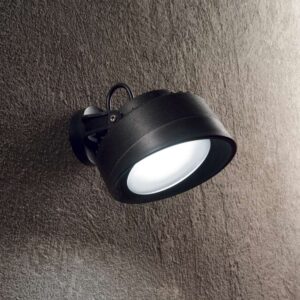 Черен насочваем аплик Ideal Lux Litio AP1 145341 осветява релефна стена