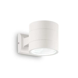 Външен аплик Ideal Lux Snif AP1 Round 144283 в бяло - основен изглед