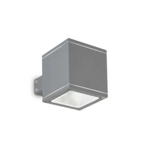 Външен аплик Ideal Lux Snif AP1 Square 121963 в цвят антрацит - основен изглед