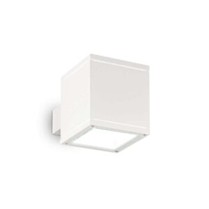 Външен аплик Ideal Lux Snif AP1 Square 144276 в бяло - основен изглед