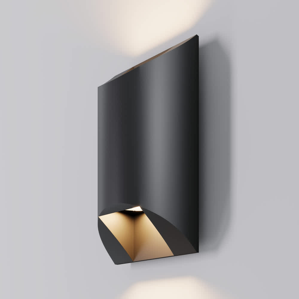 Външен аплик Maytoni Dual O186WL-L2BK, основен изглед