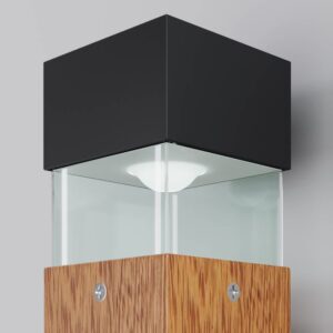 Външен аплик Maytoni Quadra O143WL-L8TK, детайл на лампата