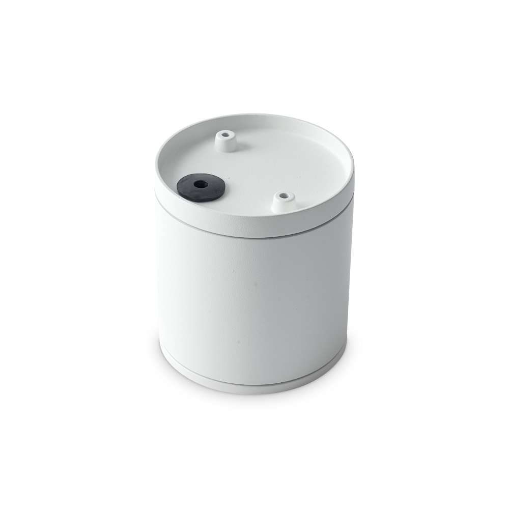 Изглед към монтажната основа на белия плафон Ideal Lux Gun PL1 122663
