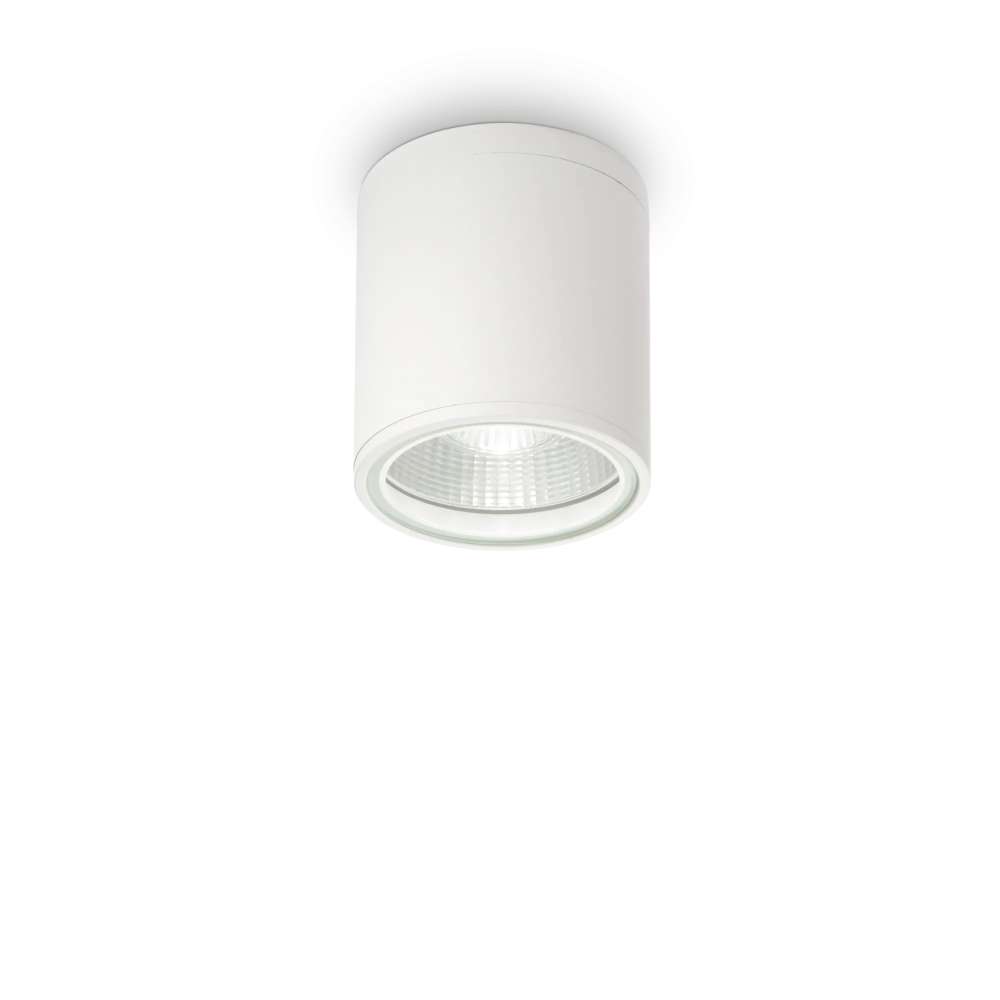 Външен плафон Ideal Lux Gun PL1 122663 в бяло - основен изглед