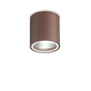 Външен плафон Ideal Lux Gun PL1 163666 в кафяво - основен изглед