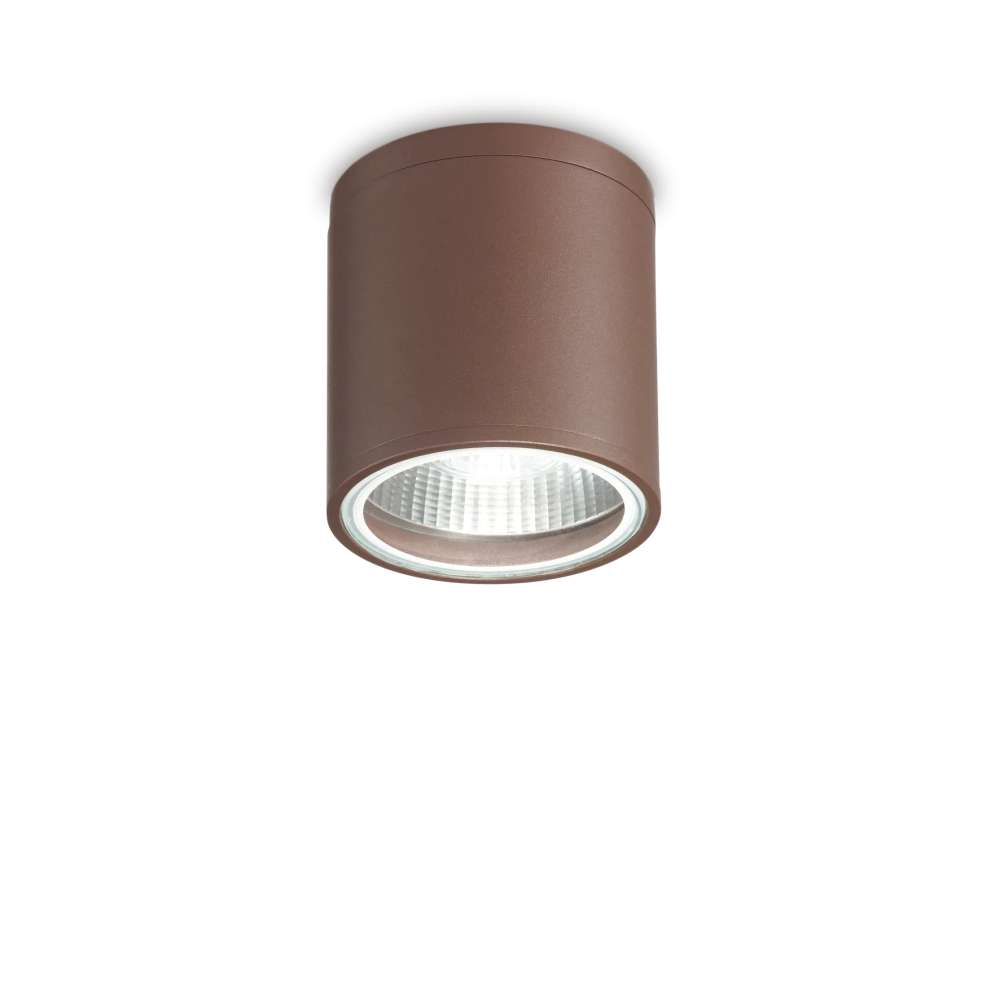 Външен плафон Ideal Lux Gun PL1 163666 в кафяво - основен изглед