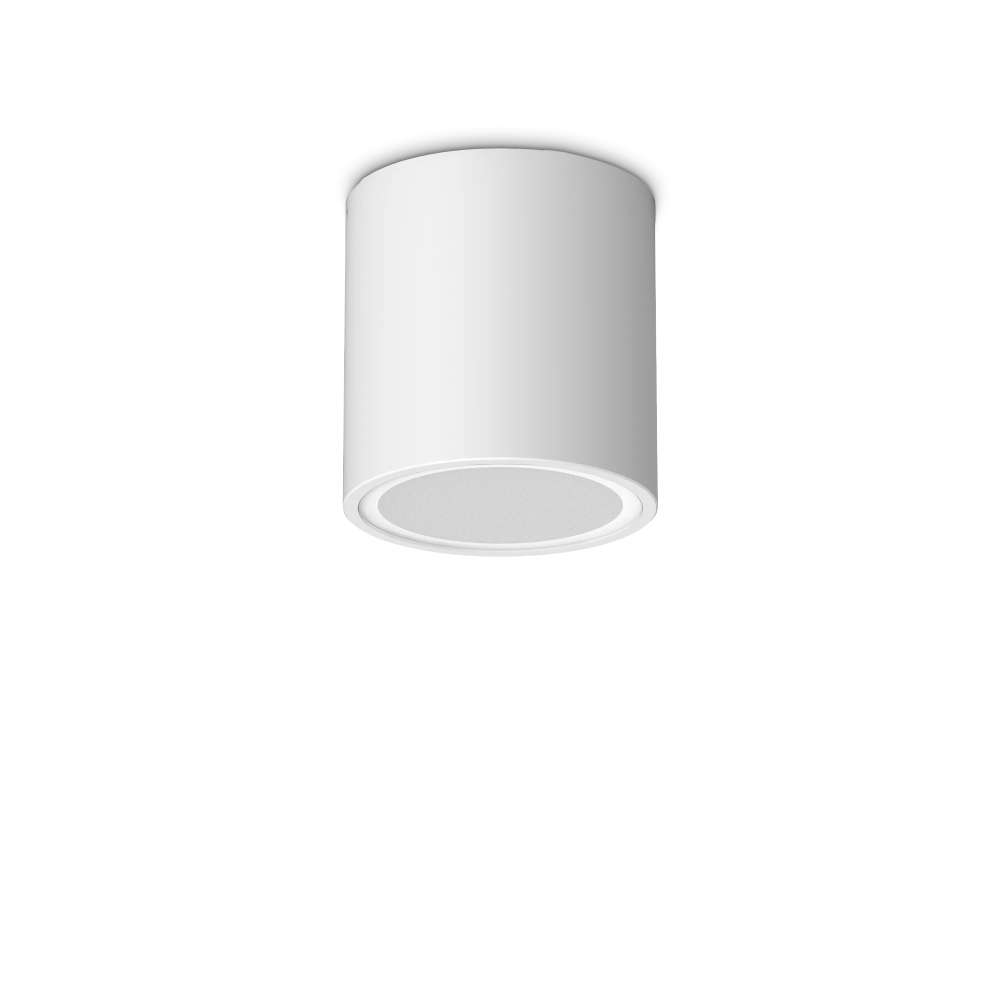 Външен плафон Ideal Lux Techo PL1 D09 Round 318127 в бяло - основен изглед