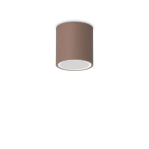 Външен плафон Ideal Lux Techo PL1 D09 Round 318134 в кафяво - основен изглед