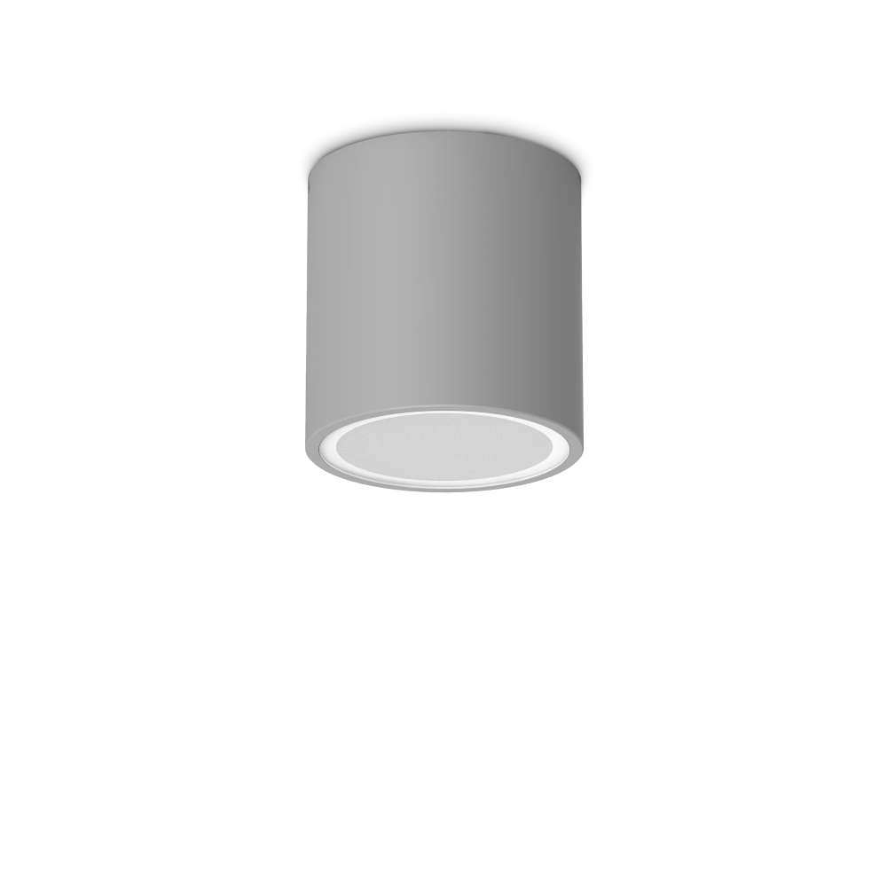 Външен плафон Ideal Lux Techo PL1 D09 Round 342726 в сиво - основен изглед
