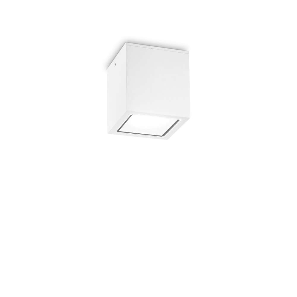 Външен плафон Ideal Lux Techo PL1 D09 Square 251561 в бяло - основен изглед