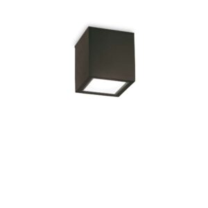 Външен плафон Ideal Lux Techo PL1 D09 Square 251578 в черно - основен изглед