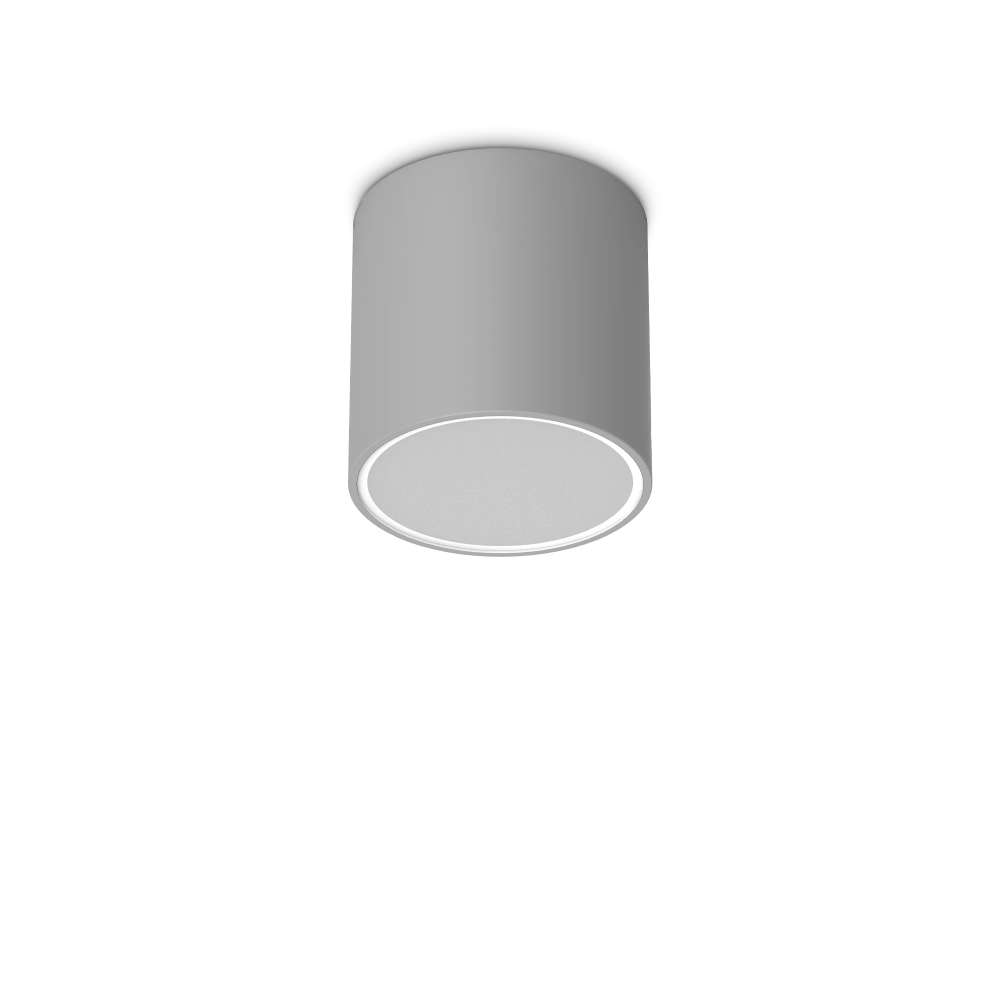 Външен плафон Ideal Lux Techo PL1 D15 Round 342702 в сиво - основен изглед