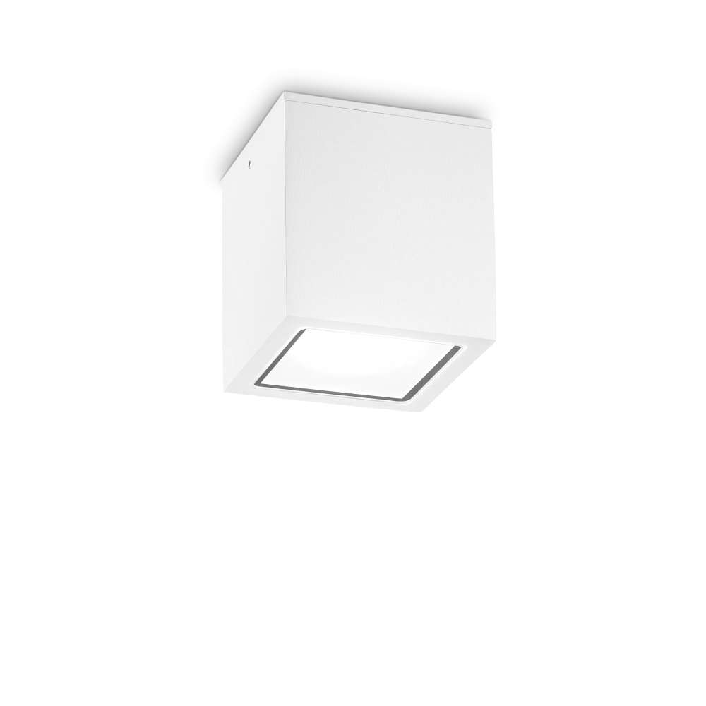 Външен плафон Ideal Lux Techo PL1 D15 Square 251523 в бяло - основен изглед