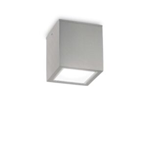 Външен плафон Ideal Lux Techo PL1 D15 Square 326887 в сиво - основен изглед